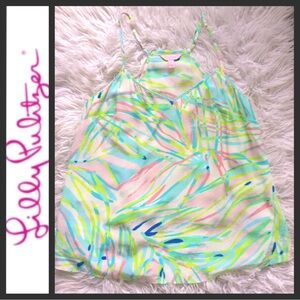 Lily Pulitzer Silk Dusk Racerback Tank